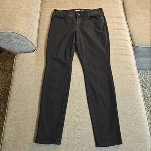 Old Navy Pop Icon Skinny Black Denim Casual Jeans Size 8